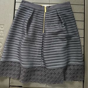 Ted Baker navy eyelet skirt, size 2